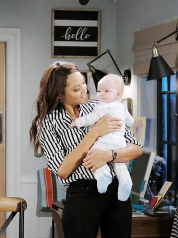 Bonding With Baby David - Days of Our Lives