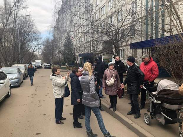 Обход / фото предоставлено главой управы