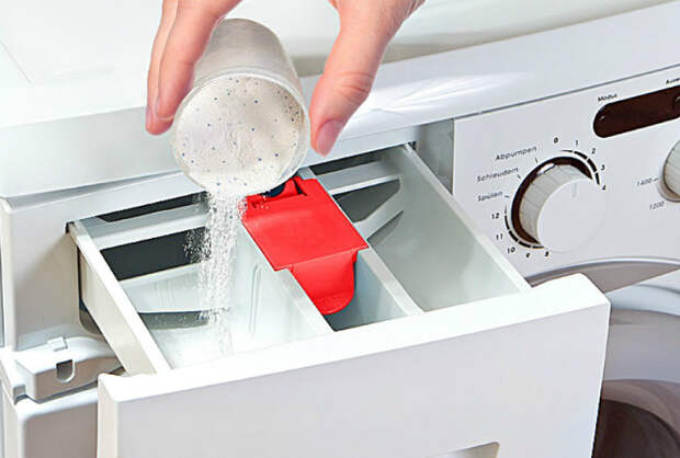Четко регулируем количество стирального порошка. | Фото: Cosmo-Frost.ru.