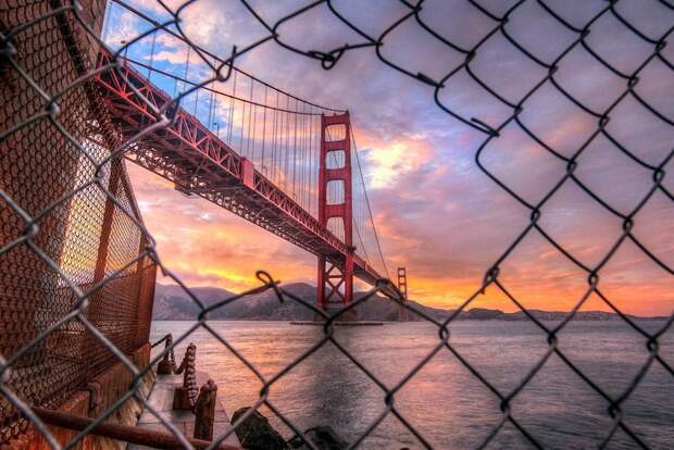 GoldenGate01 Золотые Ворота — самый фотографируемый мост в мире