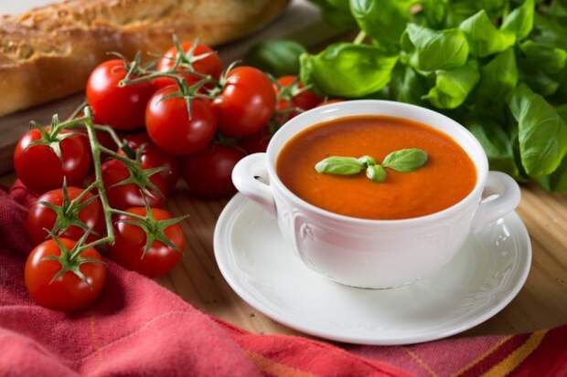 Томатный суп: рецепт с фото
