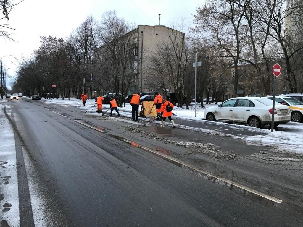 Уборка снега. Фото: управа района