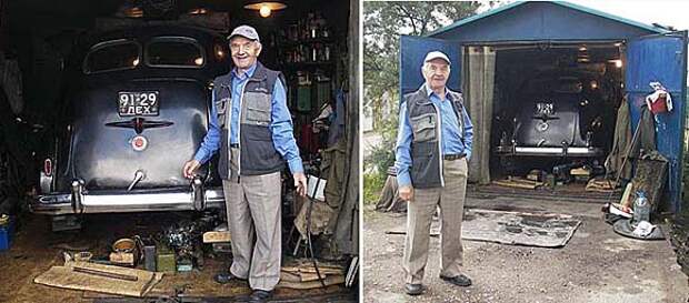 Павел Иванович хранит свой “Паккард” в супернадёжном гараже-сейфе. Санкт-Петербург. 2009 год Павел Иванович хранит свой “Паккард” в супернадёжном гараже-сейфе. Санкт-Петербург. 2009 год