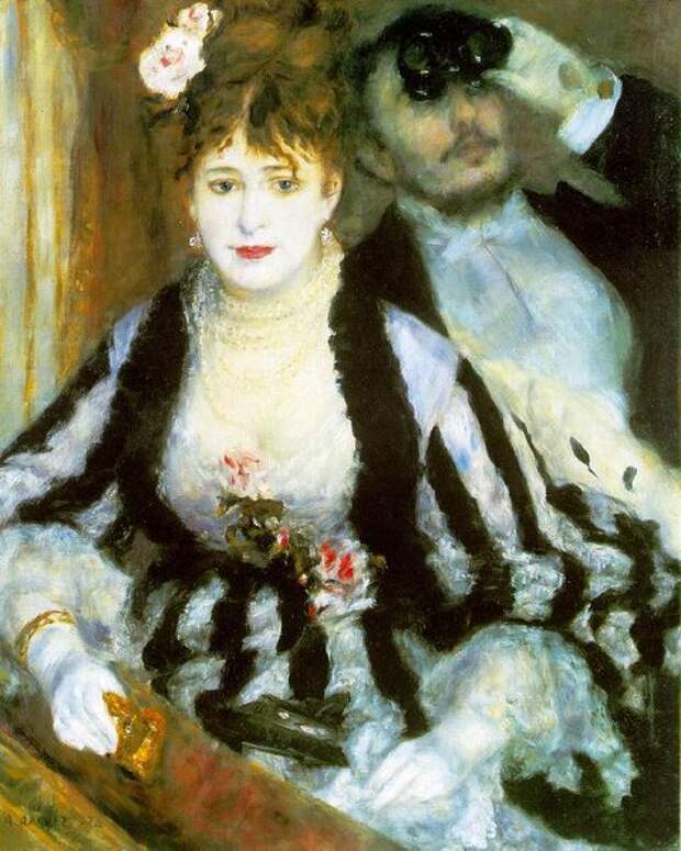 Auguste Renoir, La Loge, 1874 (479x599, 68Kb)