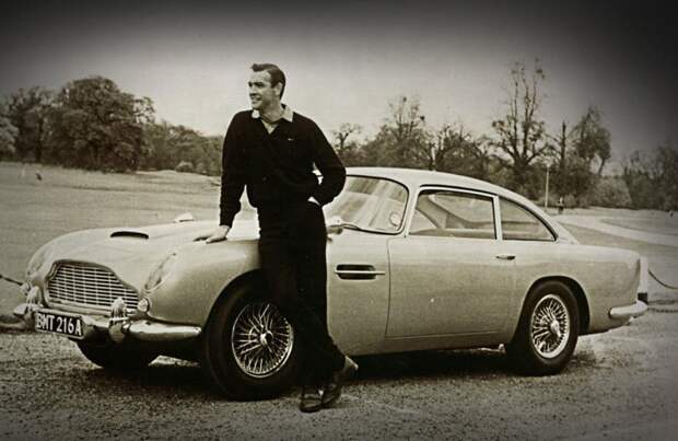 1. Aston Martin DB5 Джеймса Бонда авто, история, факты, фильмы