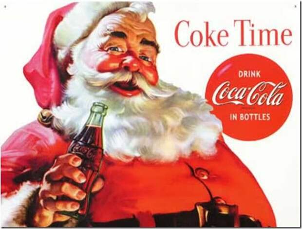 Coca Cola Coke Santa Claus Christmas Posters