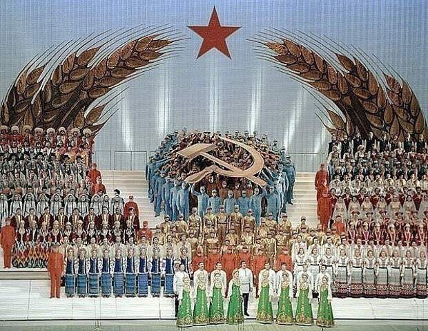 Участники концерта, посвященного 60-летию образования СССР. 15 республик, 15 сестер! СССР, история, фотографии