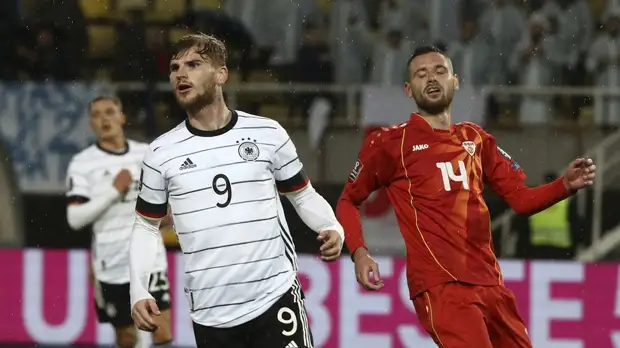 Германия разгромила Северную Македонию в матче отбора ЧМ-2022 футболу