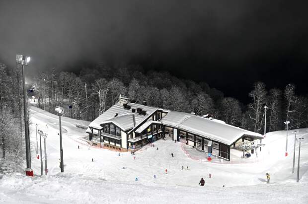 В Сочи выпал первый снег