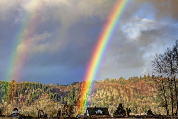 rainbows38 rainbows38 50 потрясающих фотографий двойной радуги
