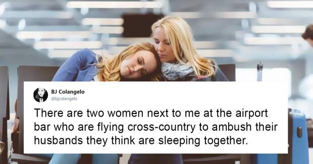 Woman Live-Tweets 2 Wives At Airport Planning To Fly Cross-Country To Catch Cheating Husbands