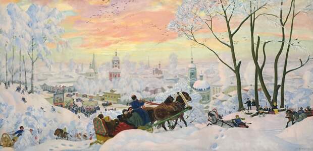 Борис Кустодиев. «Масленица». 1916. Холст, масло