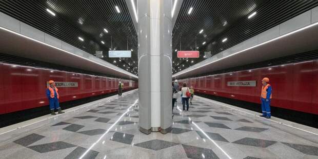Собянин открыл для пассажиров четыре станции Некрасовской линии метро. Фото: mos.ru