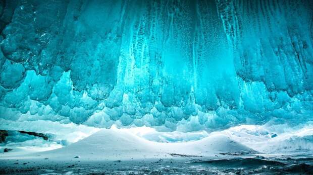 Ледяной водопад Зимняя сказка, байкал, зима, красота, лед, снег, фото, фоторепортаж