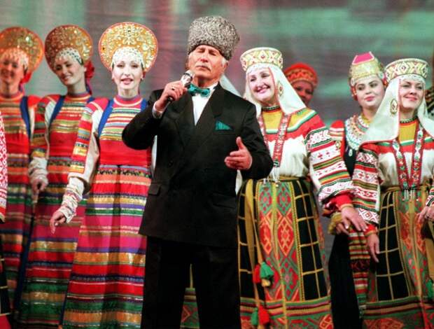Владимир Зельдин на гала-концерте, 1999 год