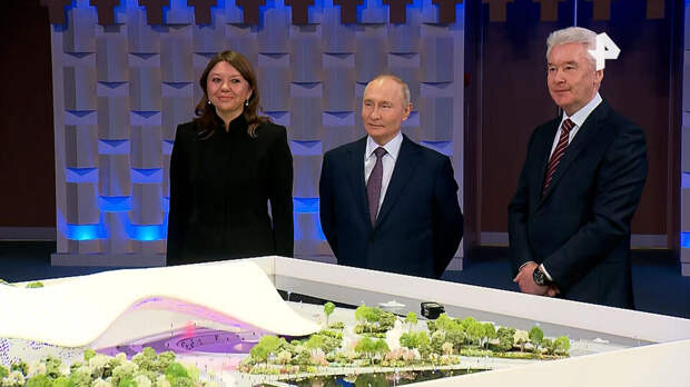 Путин дал старт строительству нового здания Национального центра "Россия"