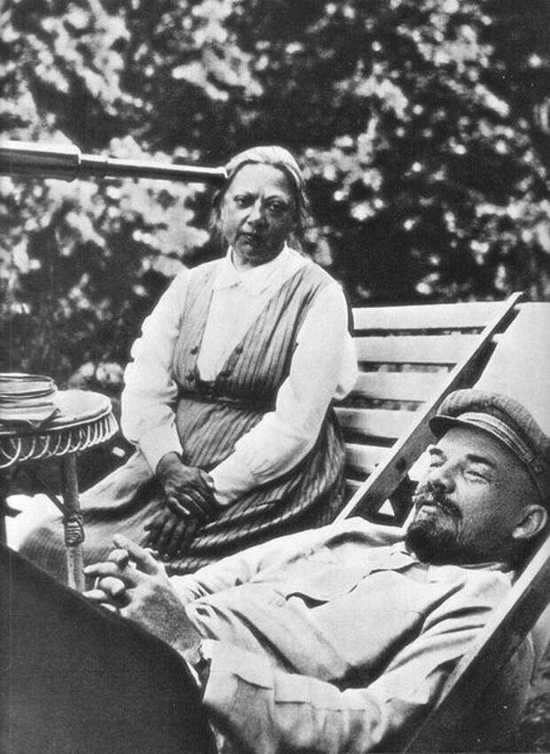 Ленин и Крупская, 1922 год