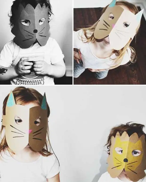 Видео маски бумаги