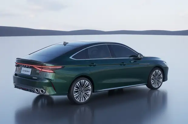 Chery показала изображения нового флагманского седана