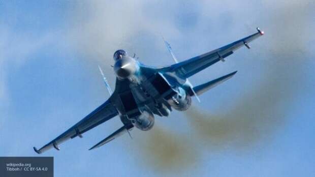 Су-27 ВКС РФ перехватил иностранные самолеты над Балтийским морем Су-27 ВКС РФ перехватил иностранные самолеты над Балтийским морем