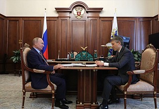 Встреча с председателем правления «Россельхозбанка» Борисом Листовым.