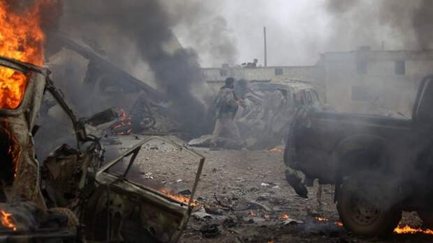 Партизаны в Сирии подорвали колонну джипов ВС США, американцев вынуждают уйти