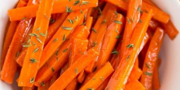 Глазированная морковь