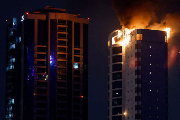 В Манаме две гостиницы попали под удар во время атаки со стороны Ирана