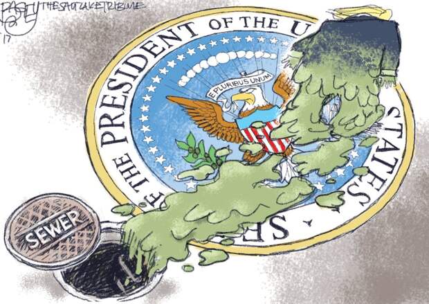 Провал импичмента Трампа в карикатурах