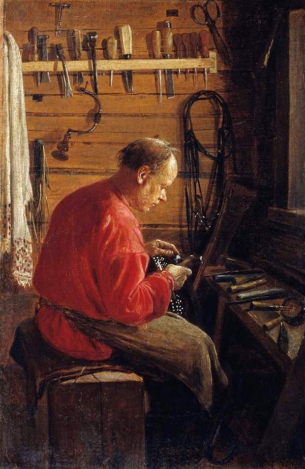 Михаил Клодт, «Шорник». Михаил Клодт, «Шорник».