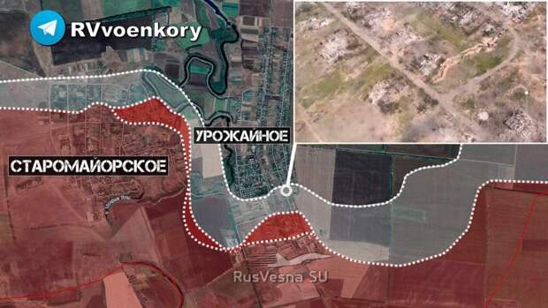 Фронтовая сводка на утро 11.06.2024 г. от Телеграм-канала WarGonzo. ЗАПОРОЖСКИЙ ФРОНТ ЛБС без существенных изменений. Продолжаются позиционные бои в районе РАБОТИНО и северо-западнее ВЕРБОВОГО.-9