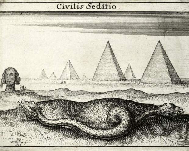 Civilis Sedito (Civil Discord) (1643, by Wenceslas Hollar, or Wenzel Hollar.jpg