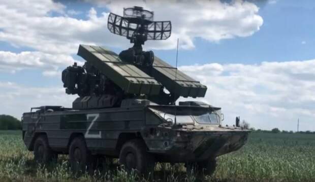 Показана работа ЗРК «Оса-АКМ» войск ЛНР под прикрытием ЗУ-23-2