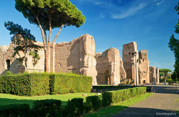 Прогулки по Античным баням в Риме 