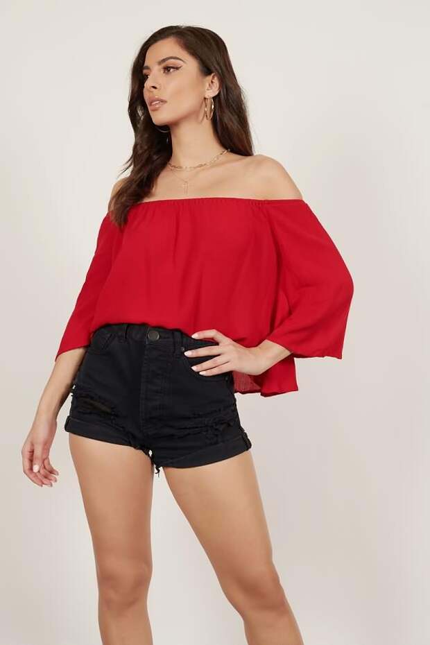 red-its-alright-off-shoulder-blouse