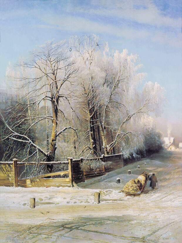 Русская зима в живописи