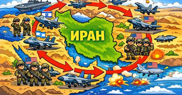 От Средиземного моря до Залива: Коалиция США и Израиля охватила Иран кольцом авиабаз