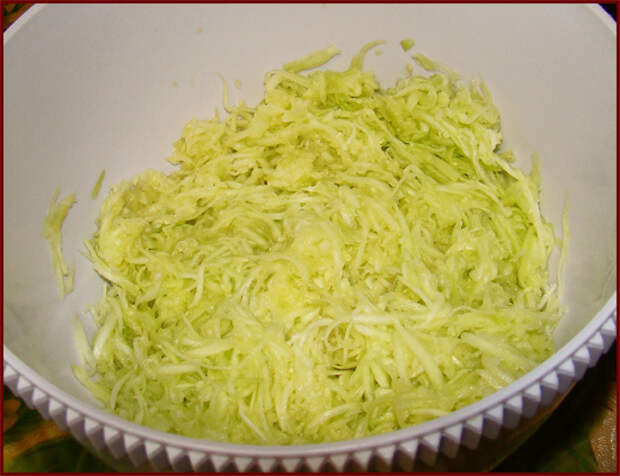 Закусочный кабачковый торт Закусочный кабачковый торт