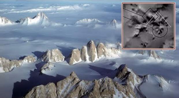 В Антарктиде обнаружена заброшенная база в виде свастики