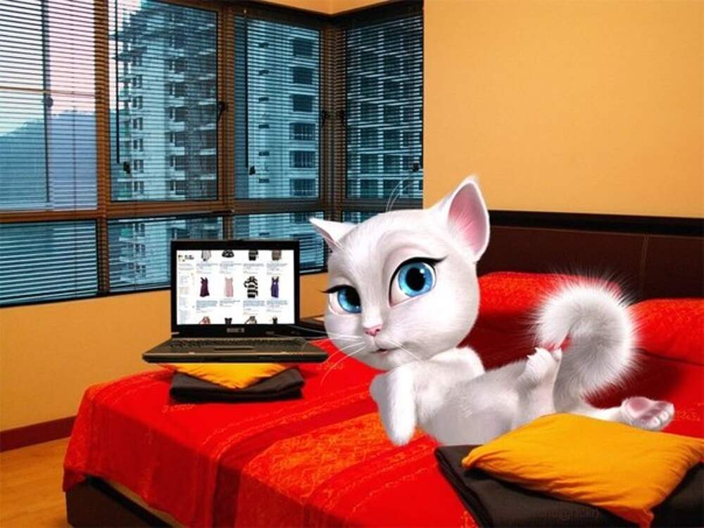 Домашний тома. Анжела. Talking Angela 2015. Комната Анжелы. Дом Тома и Анжелы.