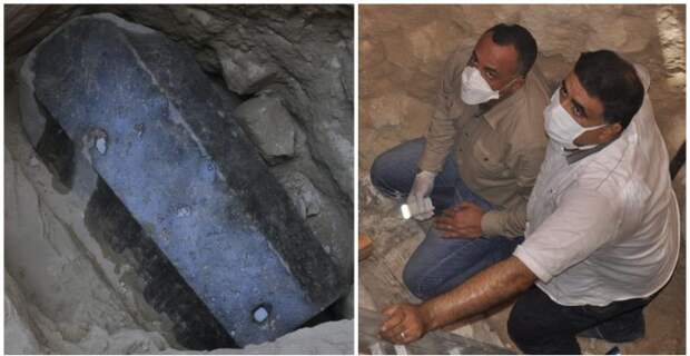 В Египте вскрыли чёрный «саркофаг гиганта» itemprop=