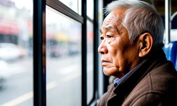 82-летний китаец ежедневно тратил 10 часов на дорогу, чтобы навестить жену в больнице