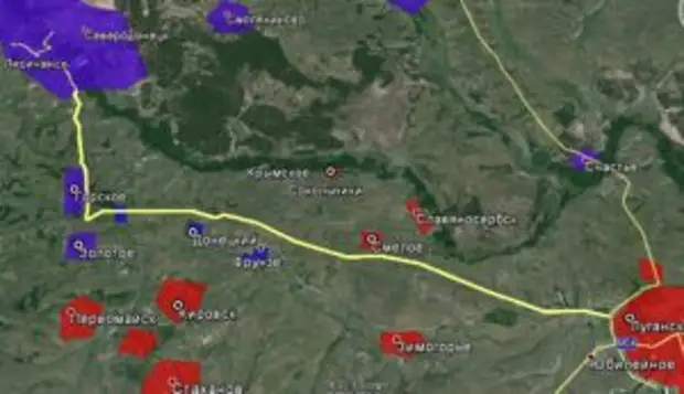 Войска ЛНР разблокировали автодорогу на Лисичанск