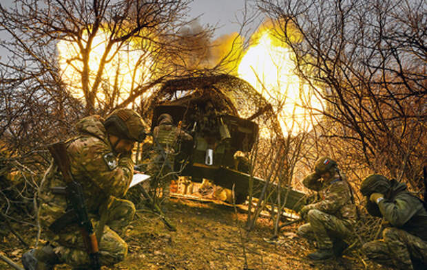 Расчеты самоходных минометов «Тюльпан» накрыли пункт временной дислокации ВСУ