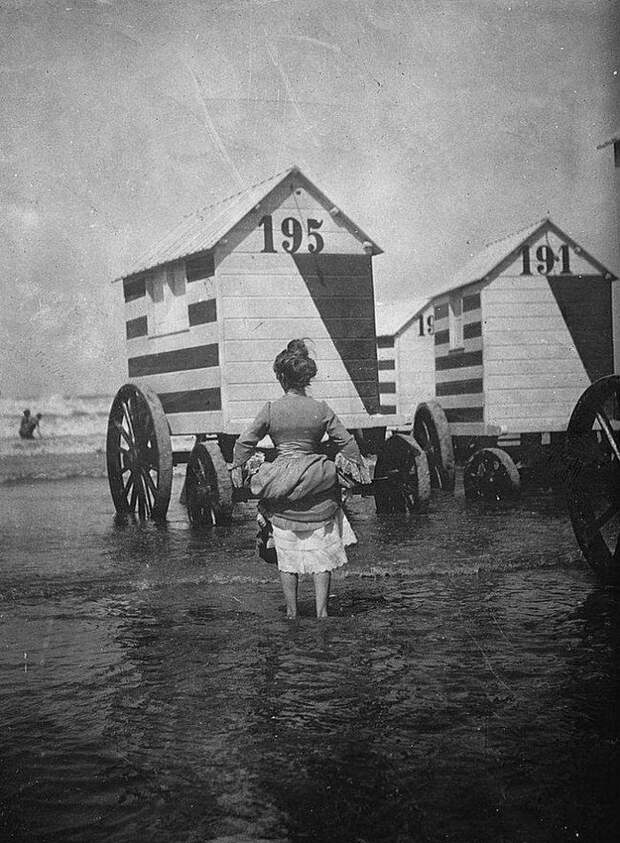 Машины для купания XIX-го столетия