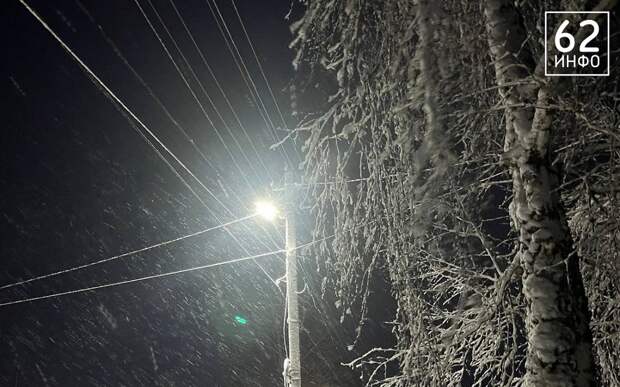 Рязанские деревни вновь остаются без света после снегопада
