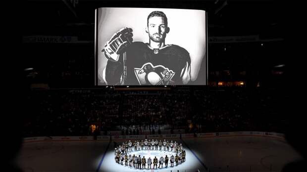 adam johnson tribute penguins ducks game