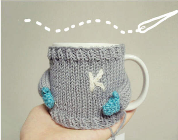 Mug Sweater: тёплый свитер для чашки