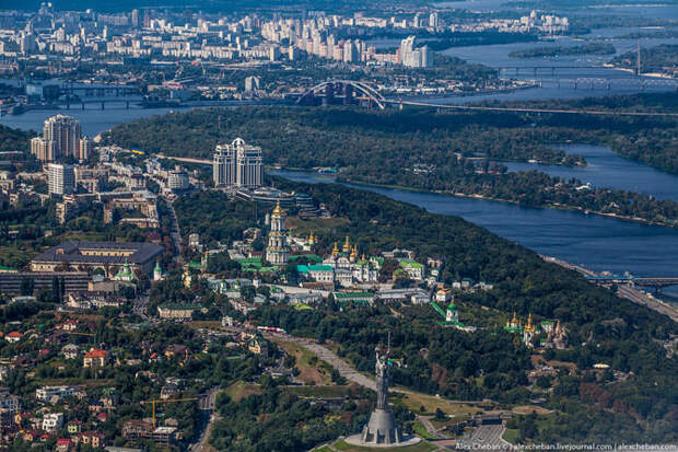 Киев с высоты птичьего полета