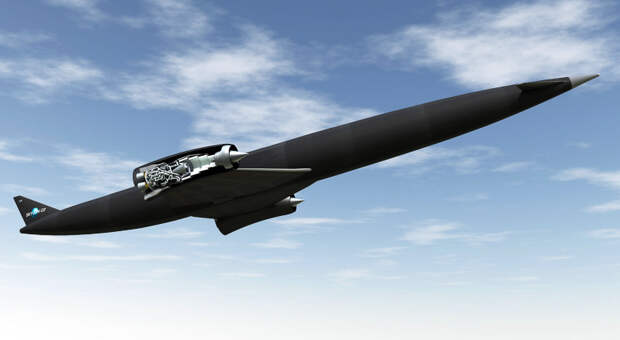 Симуляция атмосферного полёта Skylon.